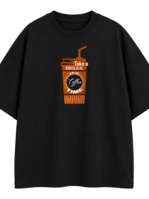 [opt] Dropshoulder – Black – Front